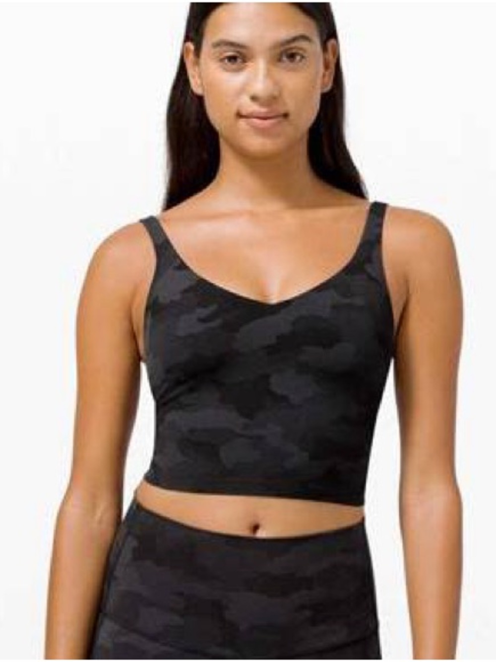 Lululemon Align Tank Heritage 365 Camo Deep Coal Multi Size 6